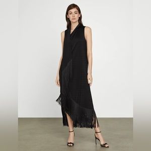 BCBG Asymmetric Fringe Dress NWT